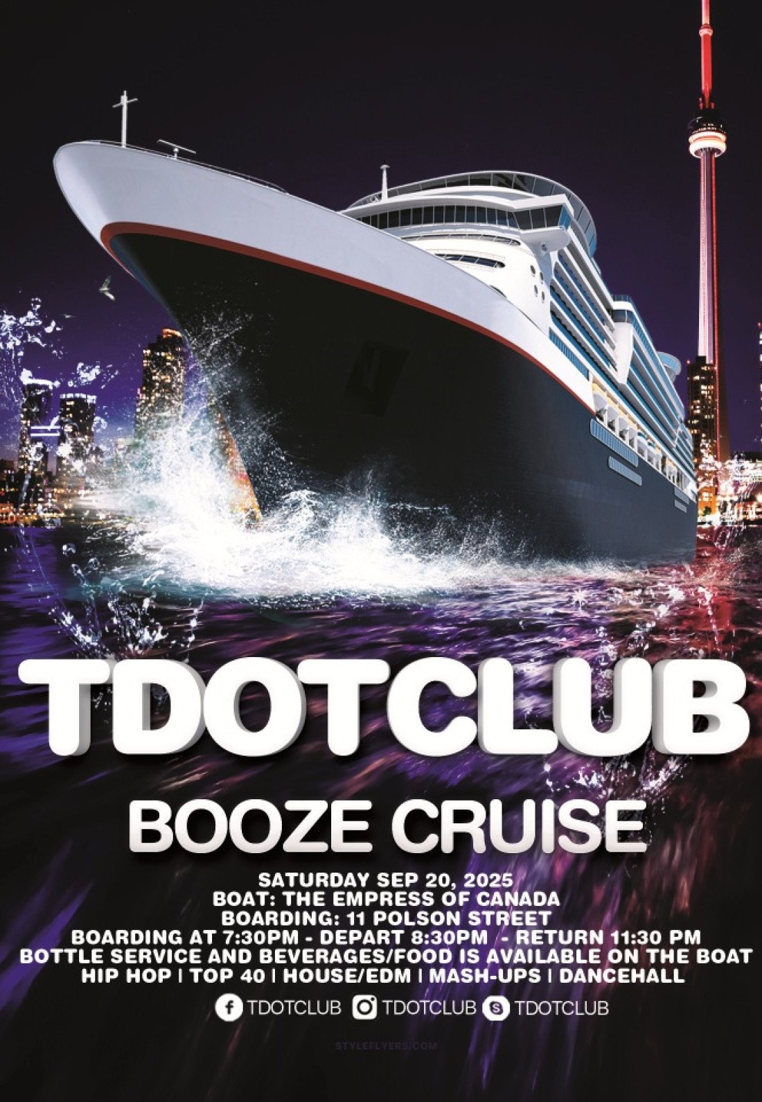 Toronto boat Party