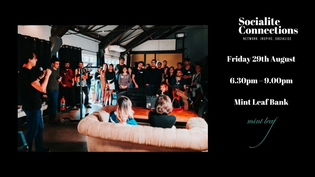 Connecting Film, TV, Music, & Media Professionals at Mint Leaf Bank