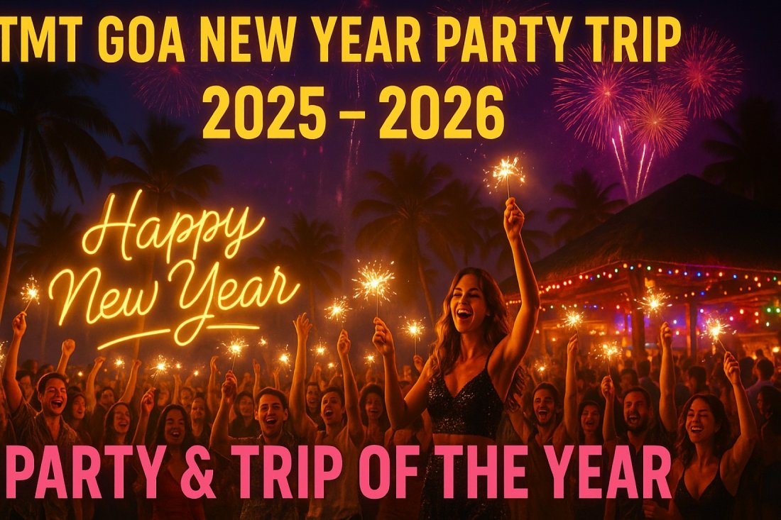TMT Goa New Year Party Package 2025 - 2026 - Best New Year Party In Goa With All Including
