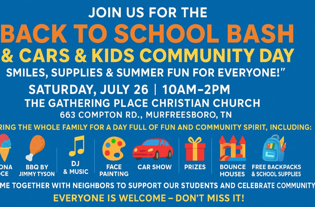 The Back To School Bash \/ Cars & Kids Community Day 