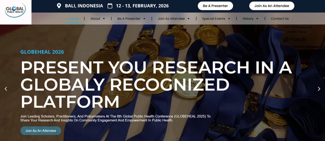 The 9th International Conference on Global Public Health 2026 (GLOBEHEAL 2026)