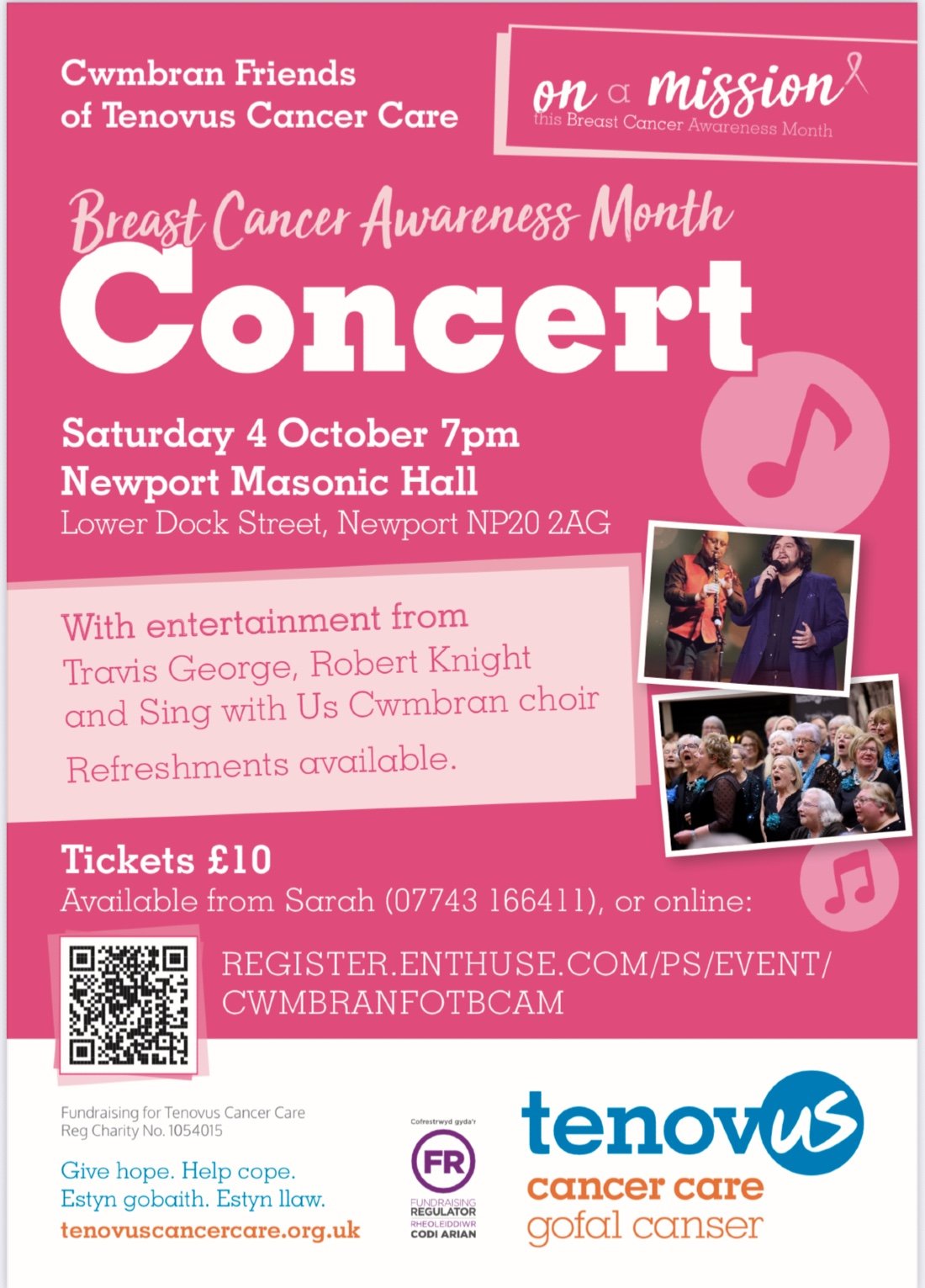 Travis George, Rob Knight and Tenovus Sing with Us Choir