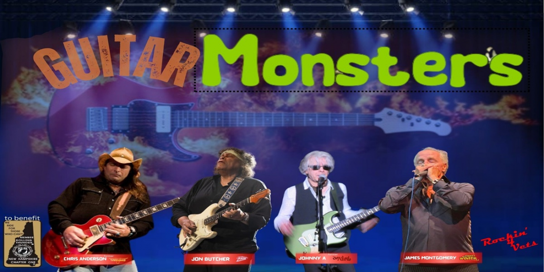GUITAR MONSTERS with Jon Butcher, Johnny A, Chris Anderson, and James Montgomery