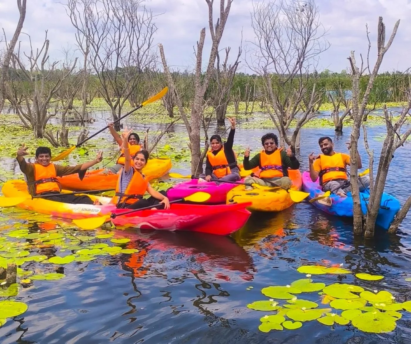 Kayaking in Bangalore - Route I - Into the snowflake