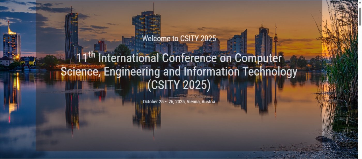 11th International Conference on Computer Science, Engineering and Information Technology
