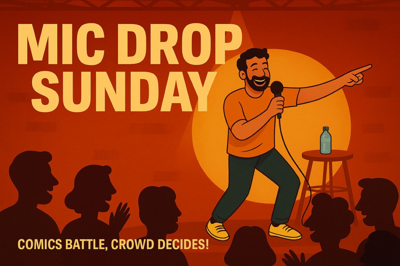 Mic Drop Sunday - Comics Battle, Crowd Decides!