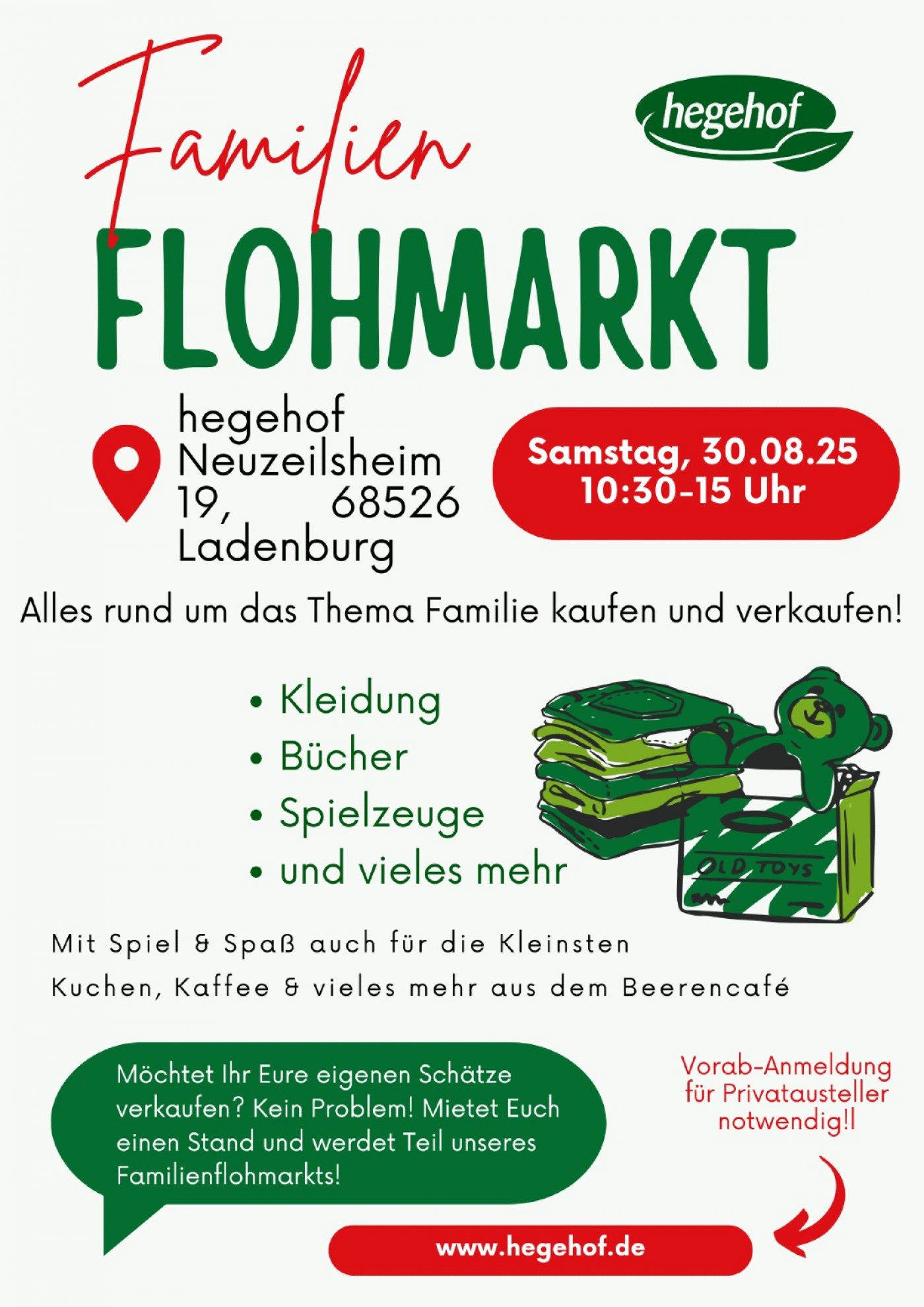 2. hegehof Familienflohmarkt