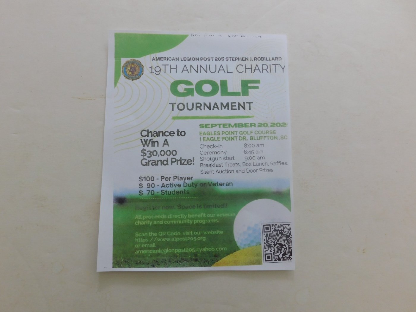 Annual Charity Golf Tournament
