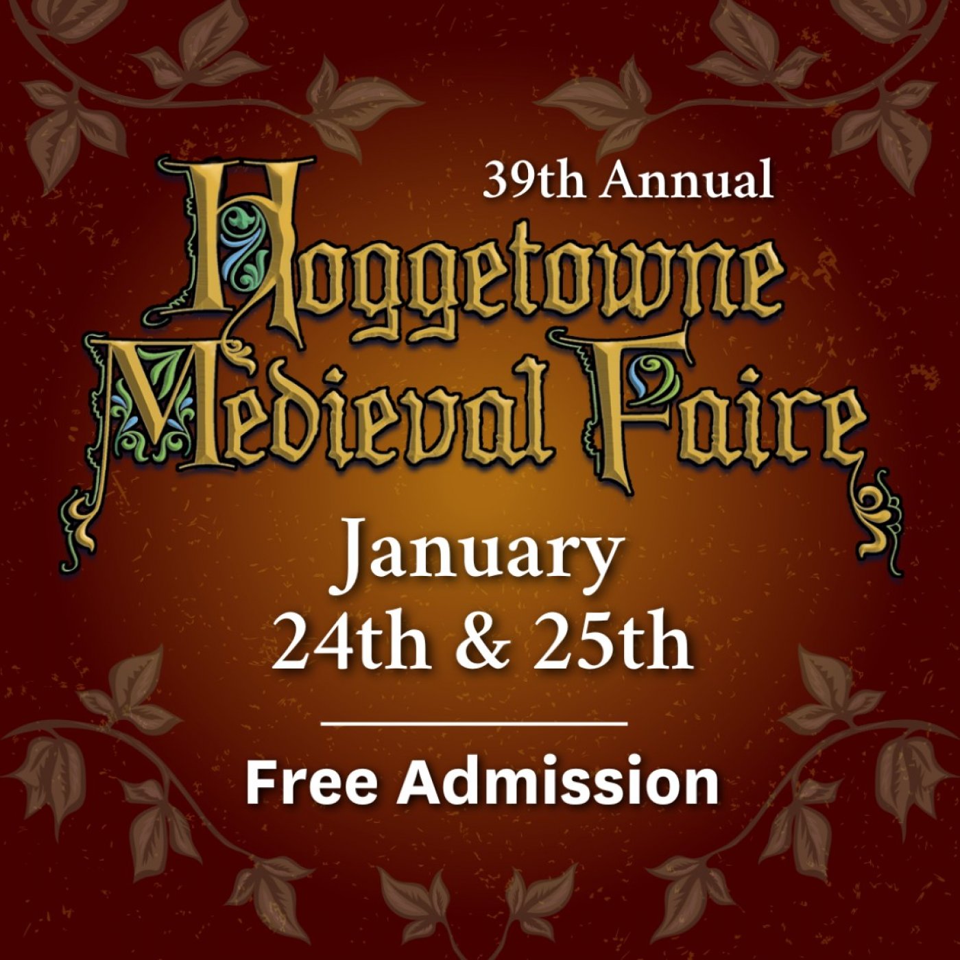 39th Annual Hoggetowne Medieval Faire