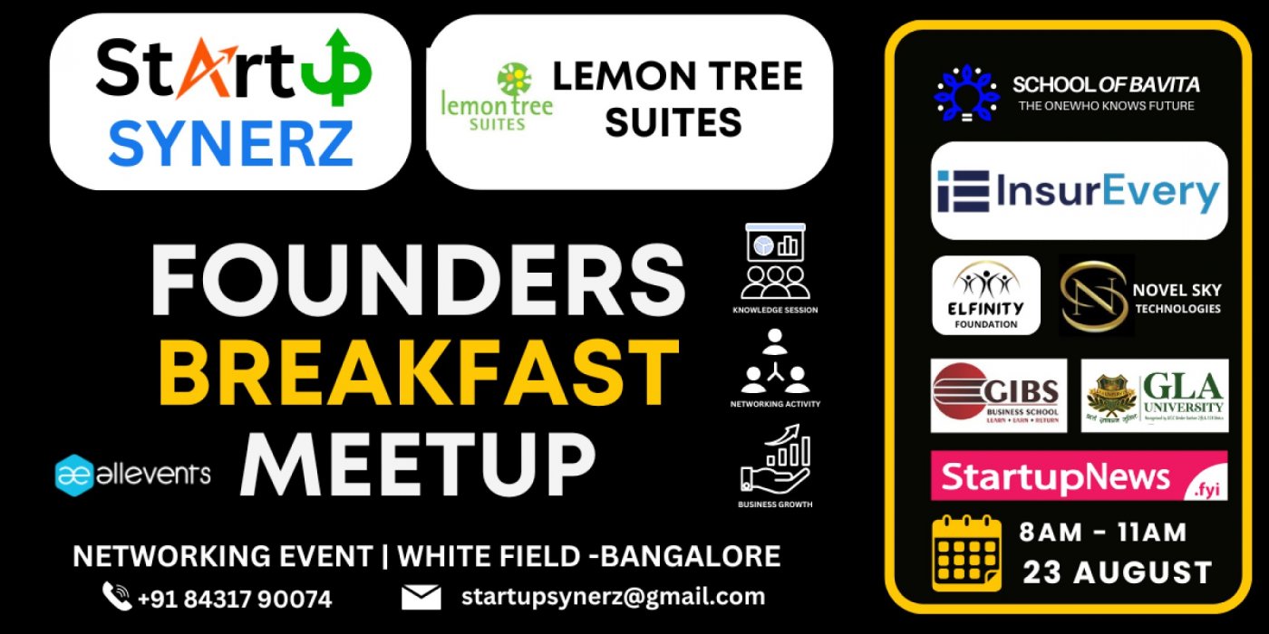 Entrepreneurs & Founders Breakfast Club | Startups, Aspiring Entrepreneurs, Founders & Professionals