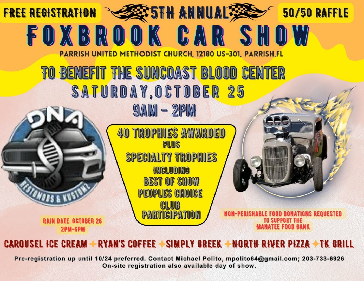 5th Annual Foxbrook Car Show...........FREE REGISTRATION