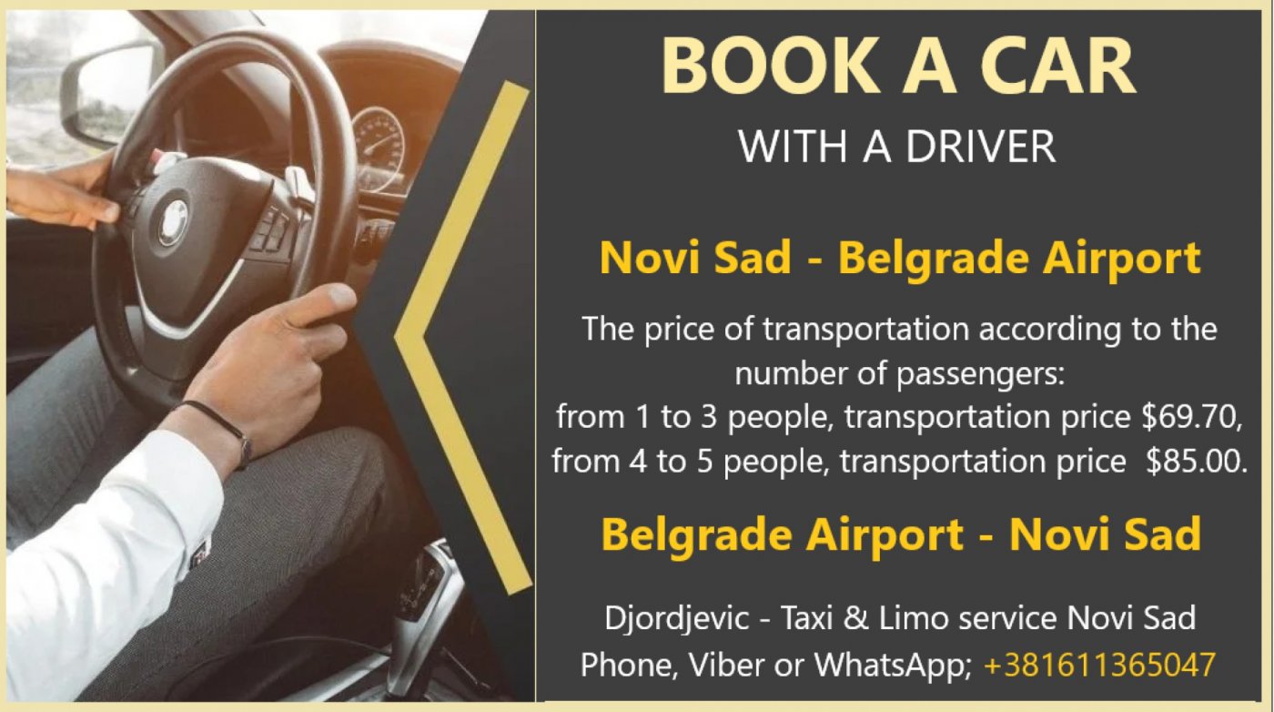 Belgrade Airport Novi Sad Book a Car with Driver