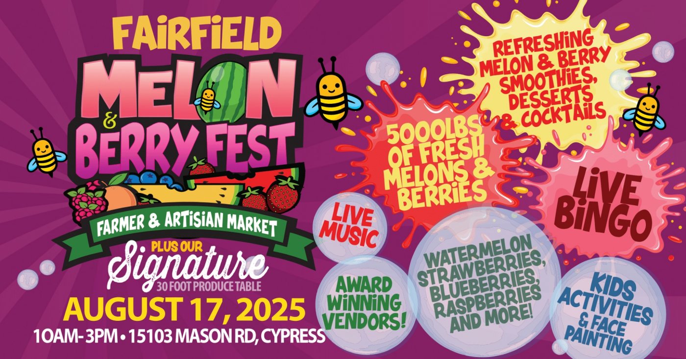 FAIRFIELD MELON & BERRY FESTIVAL -FARMER & ARTISAN MARKET