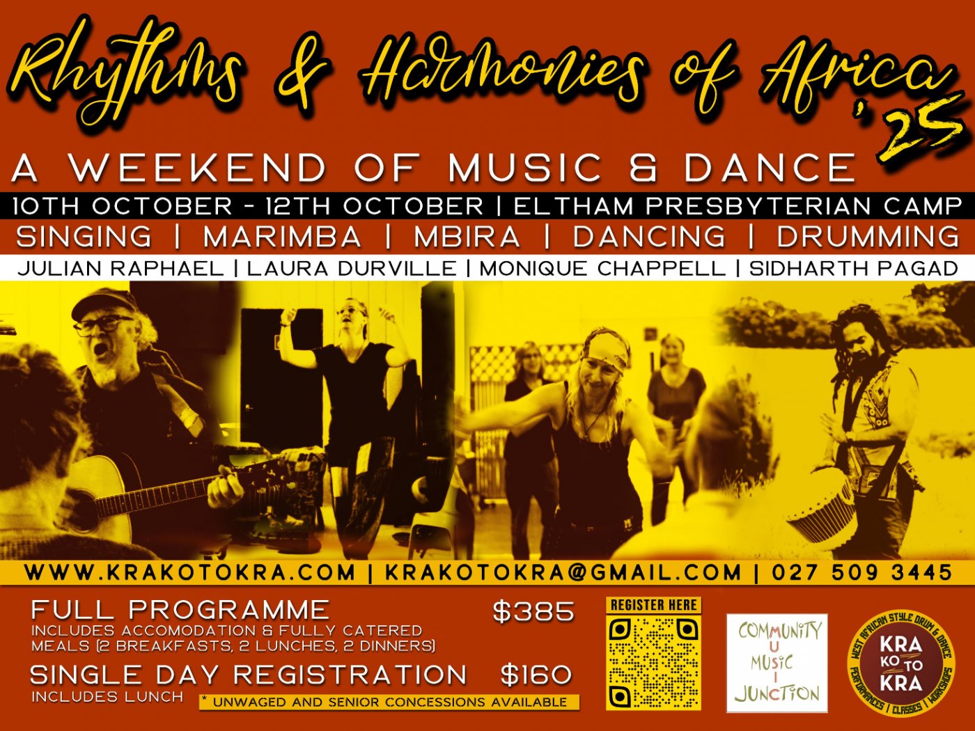 Rhythms & Harmonies of Africa: A weekend of music and dance