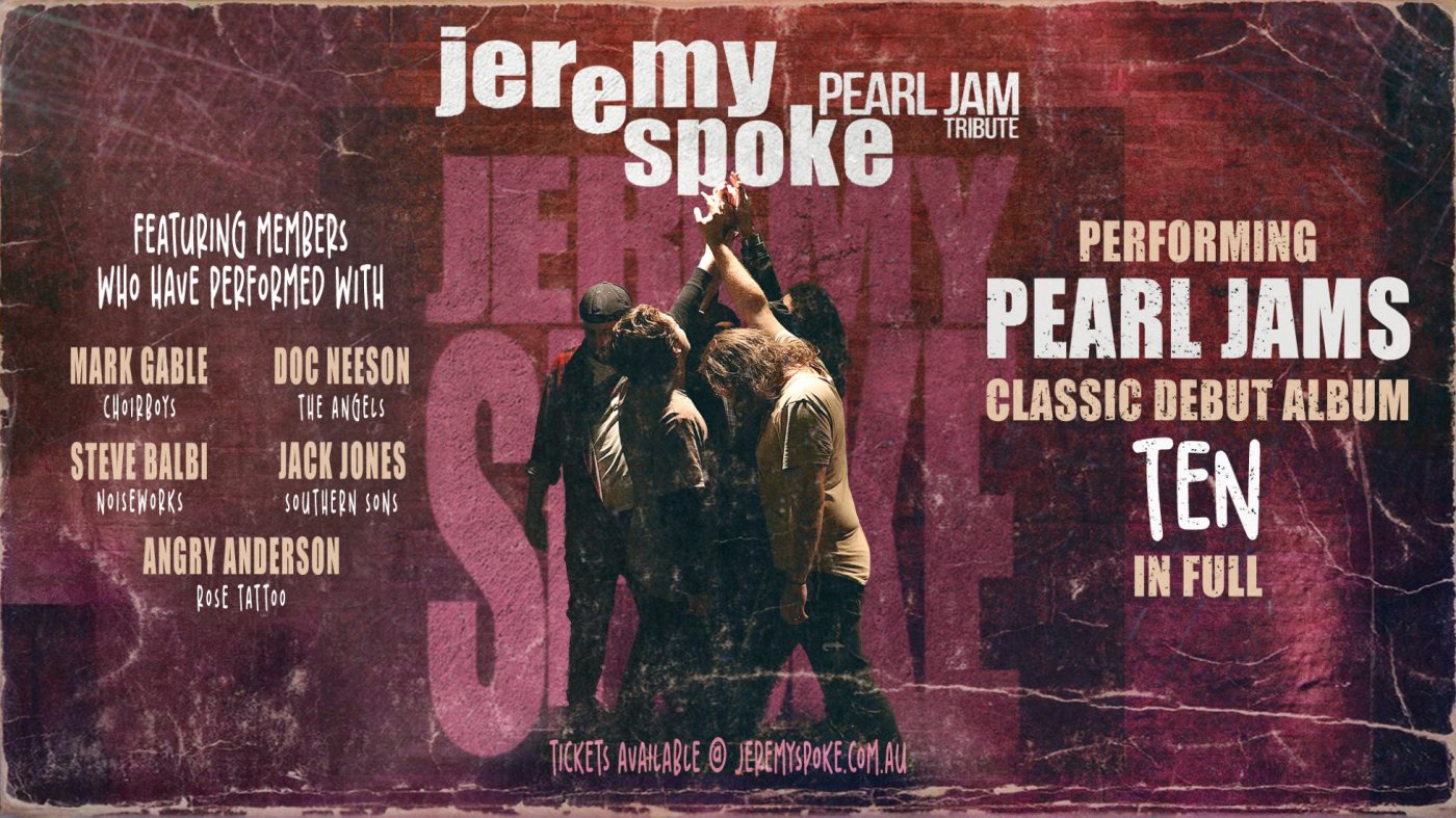 Jeremy Spoke - The Pearl Jam Tribute I TEN DAY at The Bridge Hotel