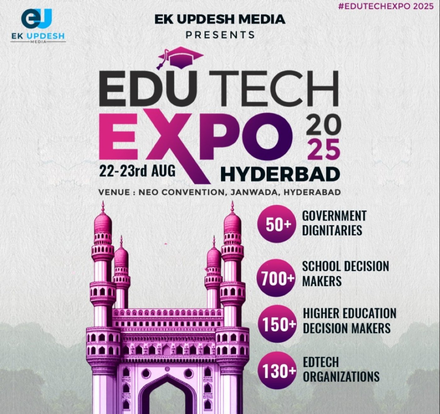 Edutech Expo Hyderabad-22-23 August