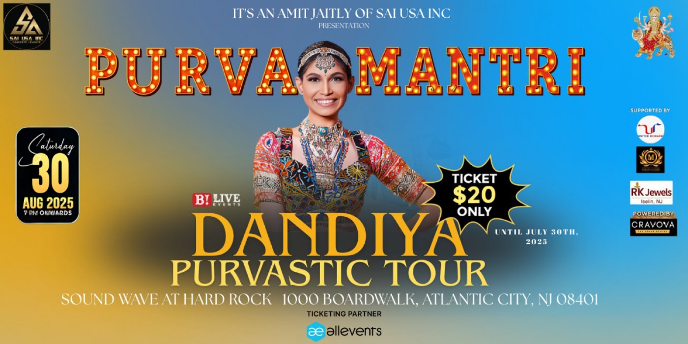 Purva Mantri Live - New Jersey - 30th August, 2025