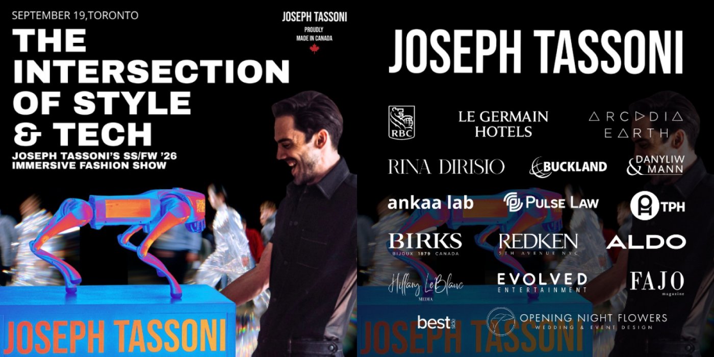 Joseph Tassoni presents SS\/FW 26 collection - The Intersection of Style & Tech