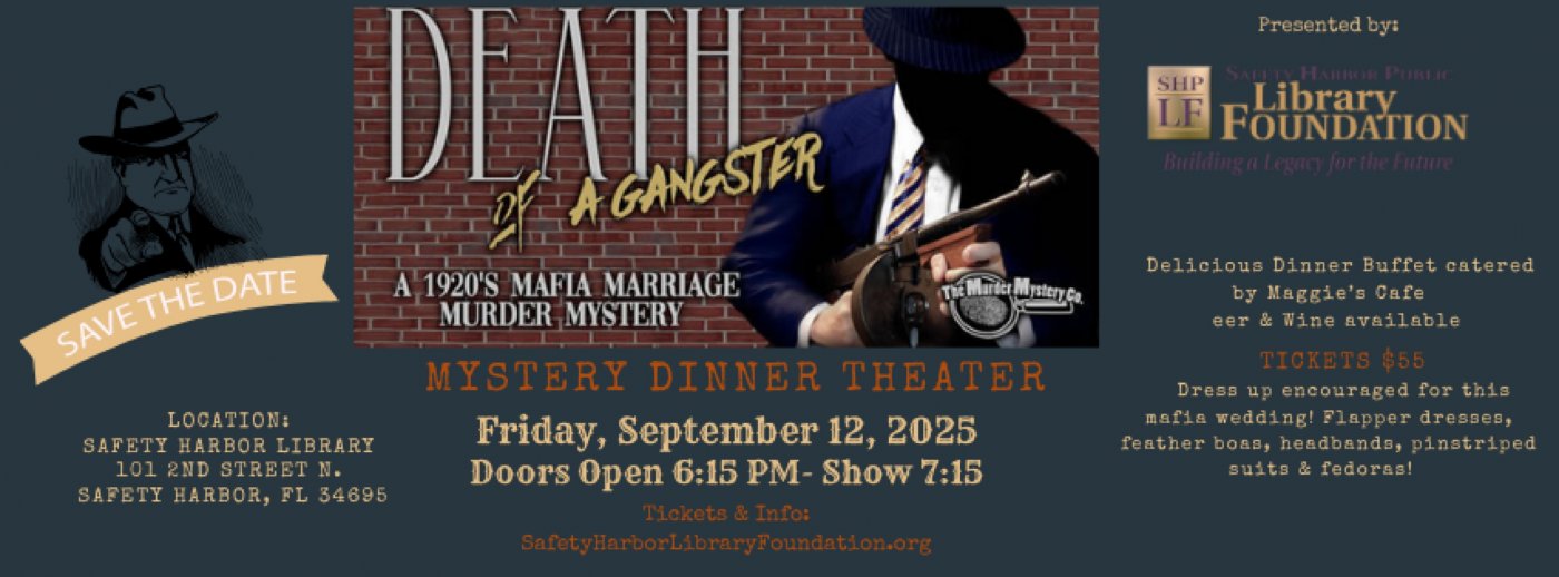 Mystery Dinner Theater \u2013 Death of a Gangster - A 1920's Mafia Marriage Murder Mystery