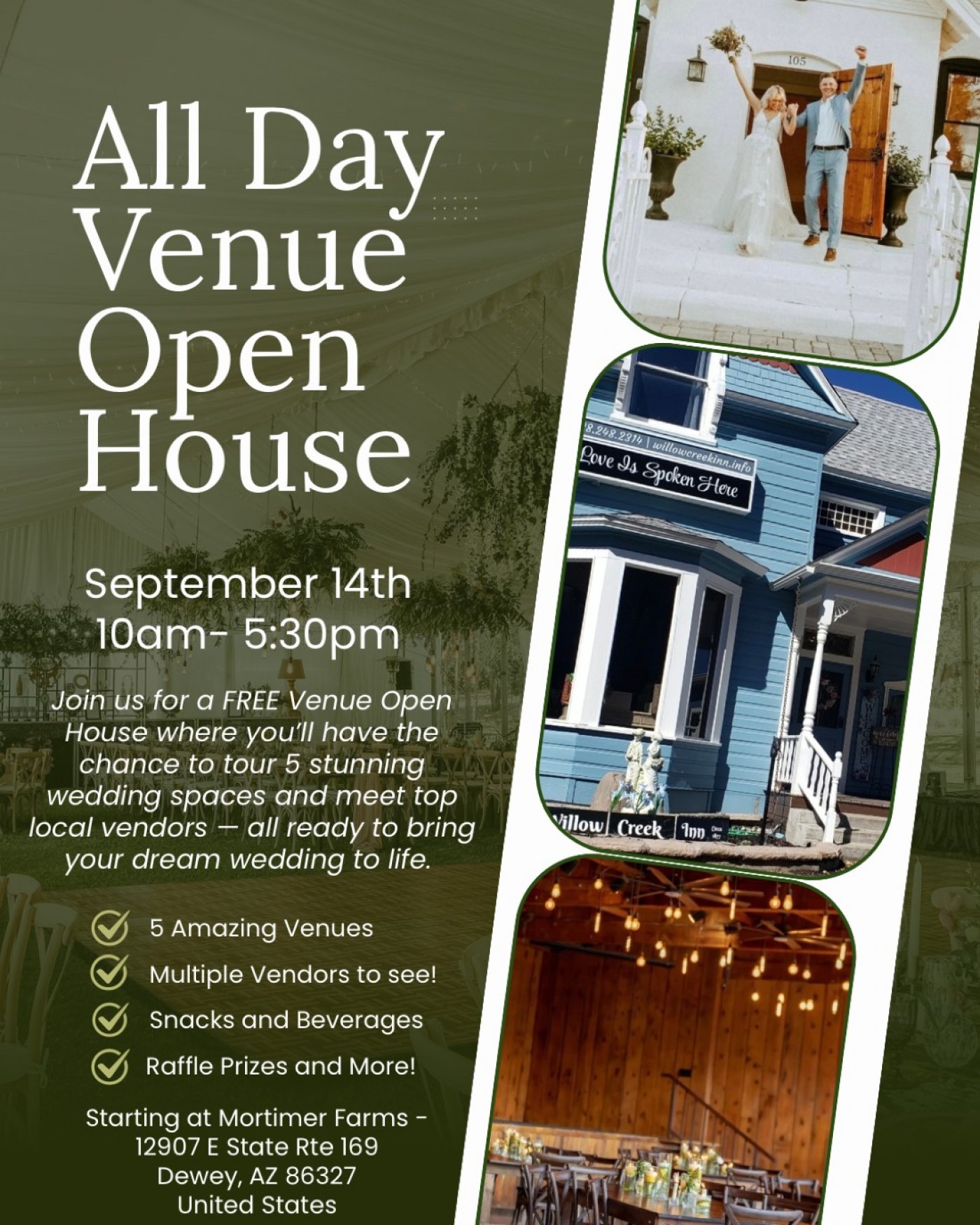 NAZ Wedding Venue Open House Tour