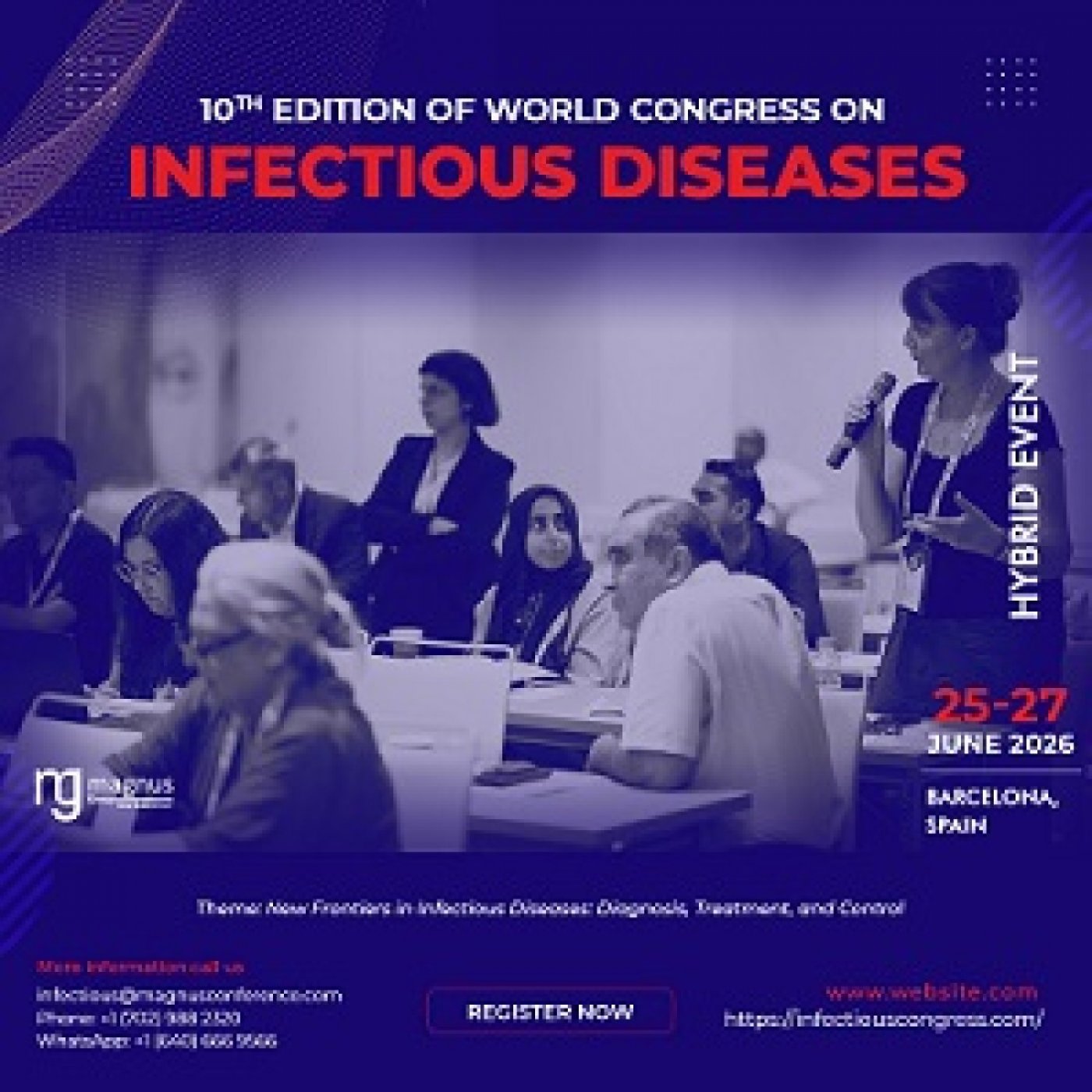 10th Edition of World Congress on Infectious Diseases