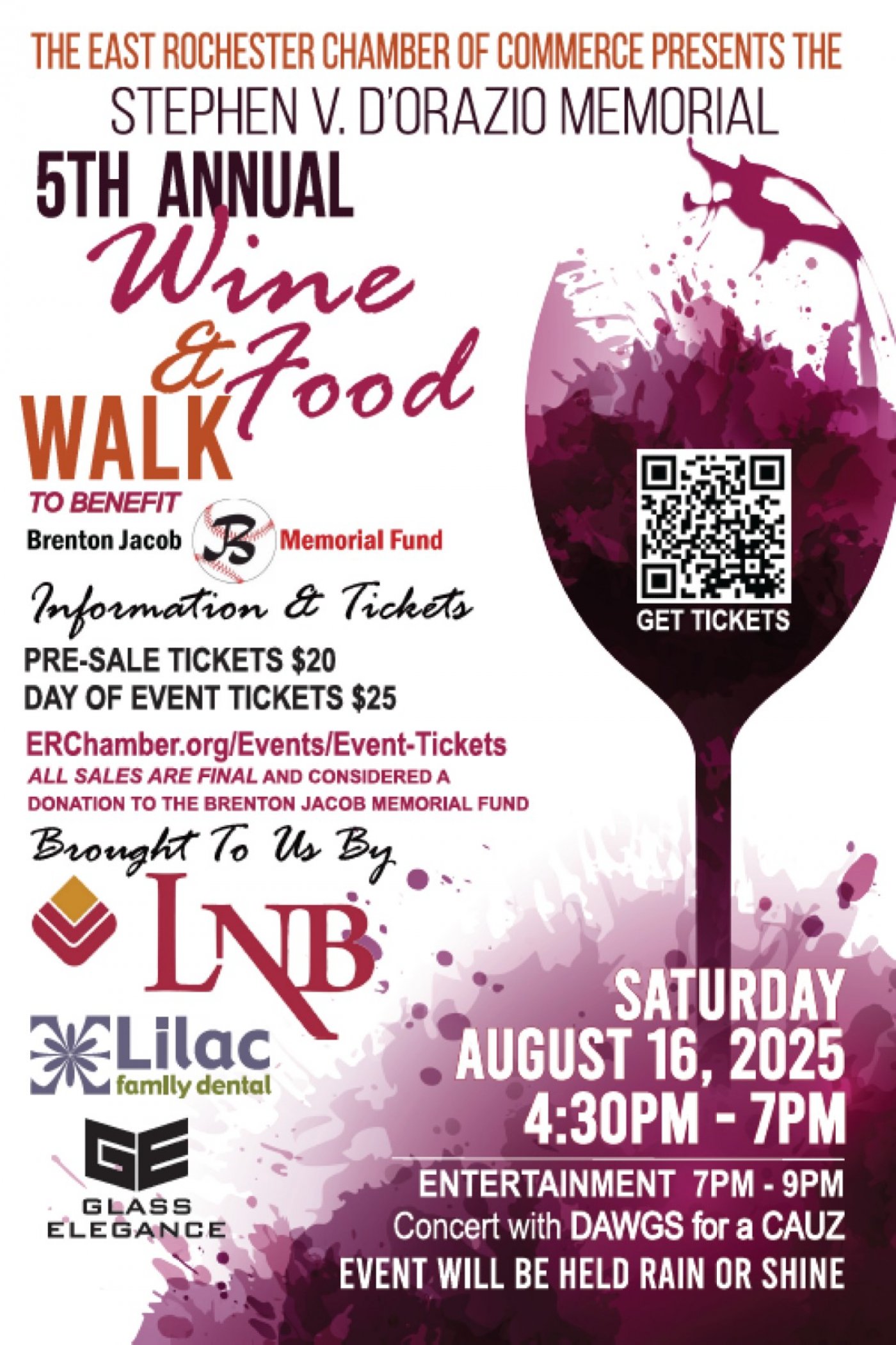 The 5th Annual Stephen V. D'Orazio Memorial Wine and Food Walk
