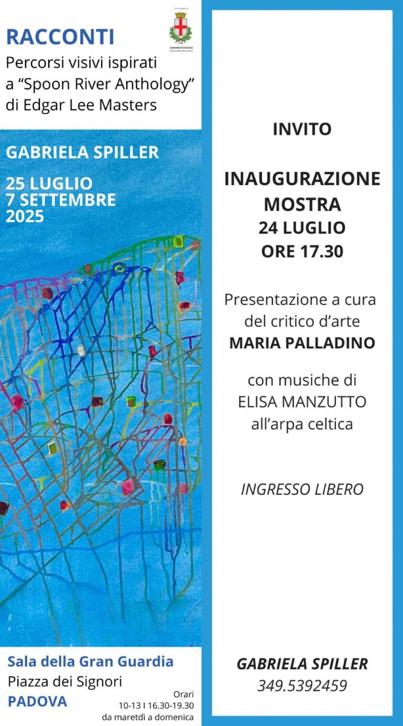 Racconti - Percorsi visivi ispirati a Spoon River Anthology. Personale dell'artista Gabriela Spiller
