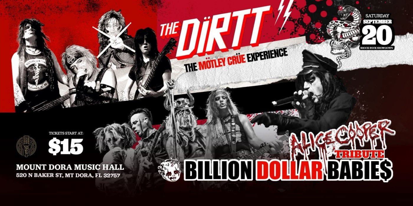 8PM SHOW - SHOCK ROCK SHOWDOWN \u26a1\ufe0f FT. THE DIRTT AND BILLION DOLLAR BABIE$