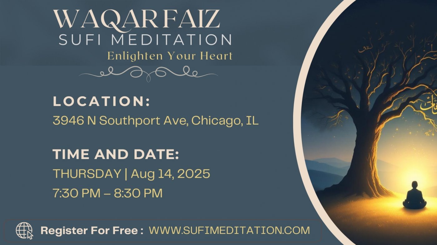 Waqar Faiz Sufi Meditation, Chicago IL