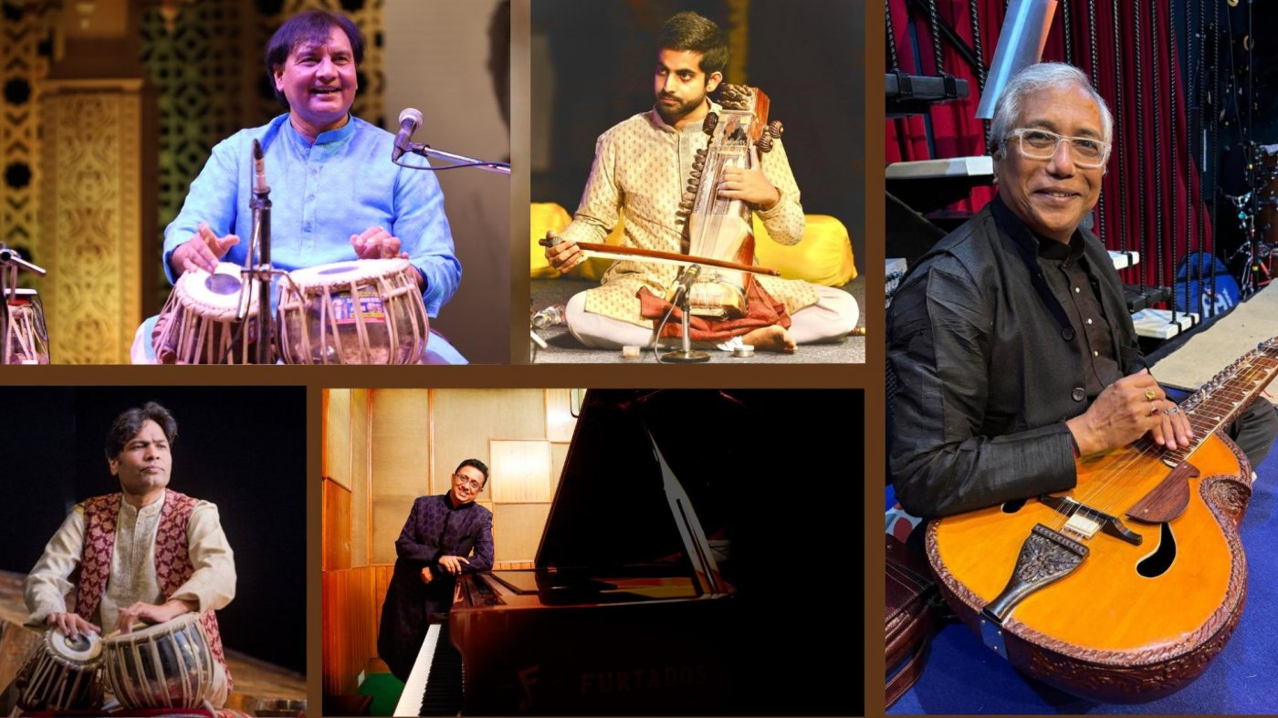 Reading Raga Resonance: Slide Guitar, Piano & Tabla Solo Splendour