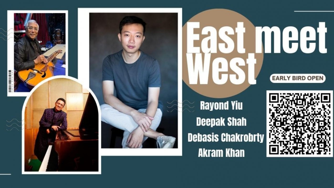 East meet West: Pianist Raymond Yiu \u00d7 Deepak Shah with Tabla & Slide Guitar