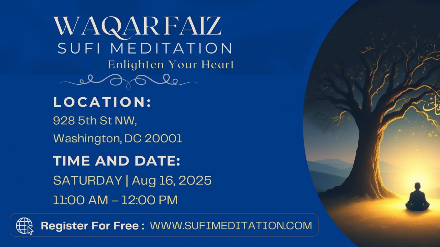 Waqar Faiz Sufi Meditation in WASHINGTON D.C.