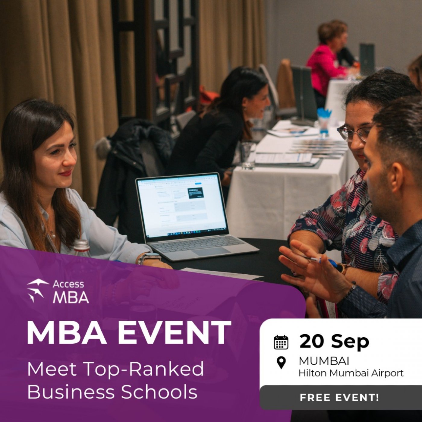 Meet Top Global B-Schools in Mumbai \u2013 September 20
