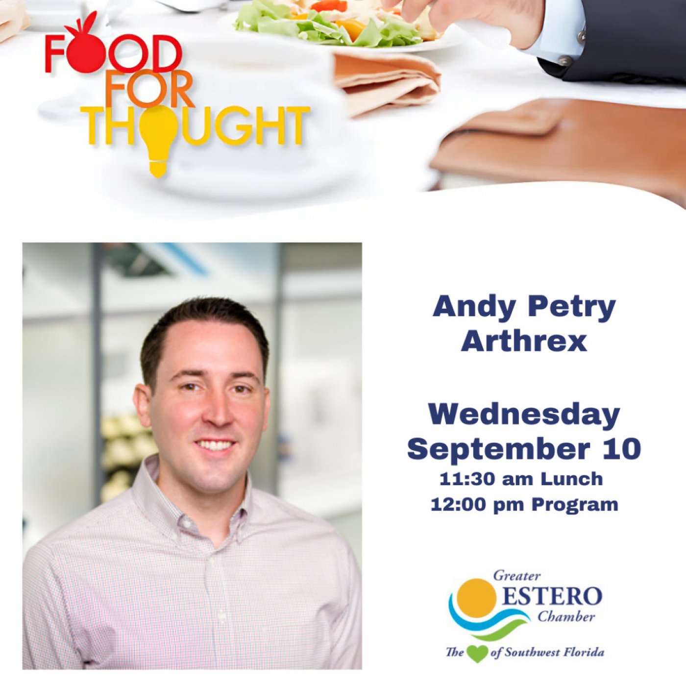 Food for Thought featuring Andy Petry of Arthrex