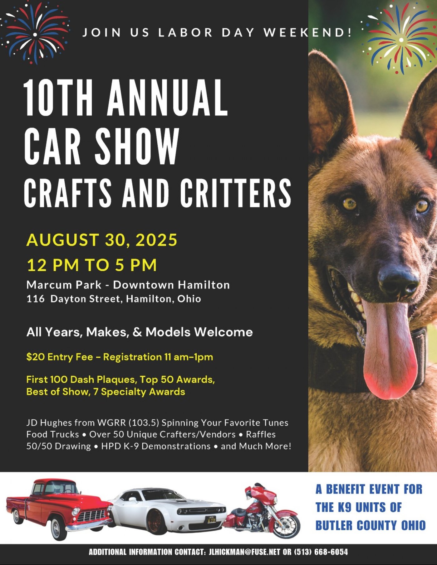 10th Annual Crafts and Critters Car Show