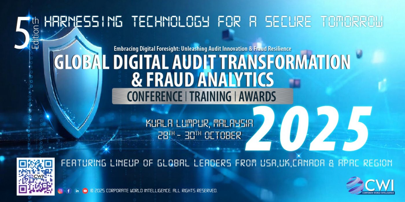 5th Edition: Global Digital Audit Transformation & Fraud Analytics Forum & Awards 2025