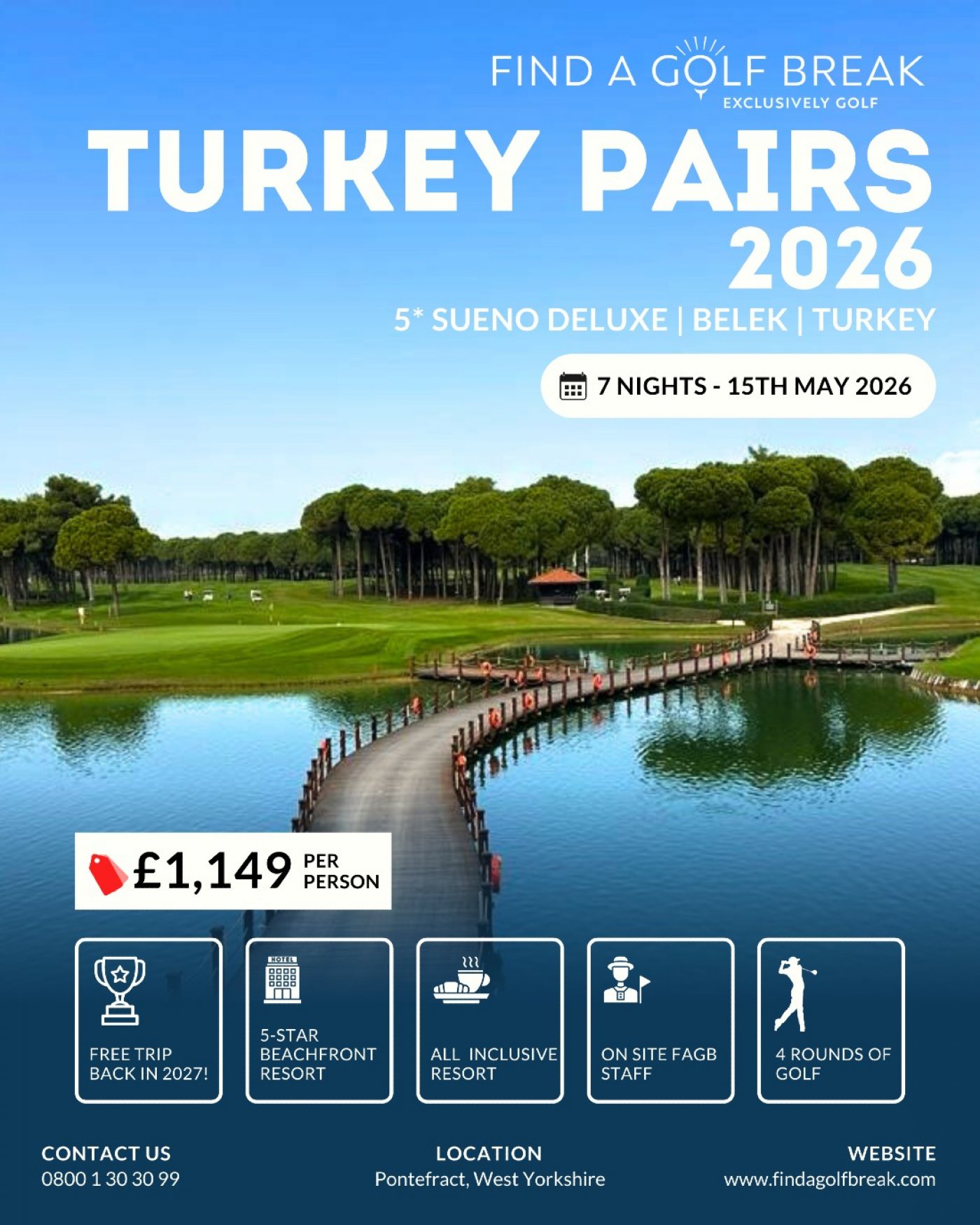 Turkey Golf Pairs - May 2026