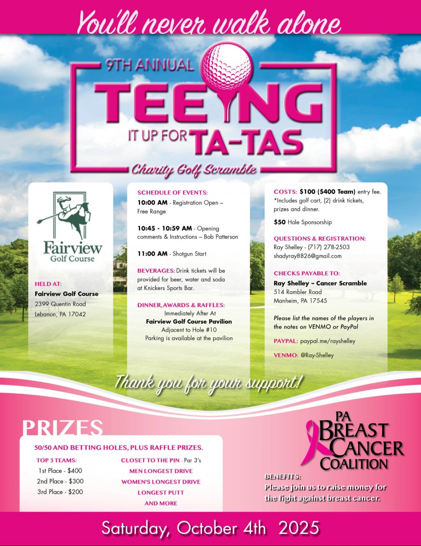 9th Annual Teeing It Up for Ta-tas