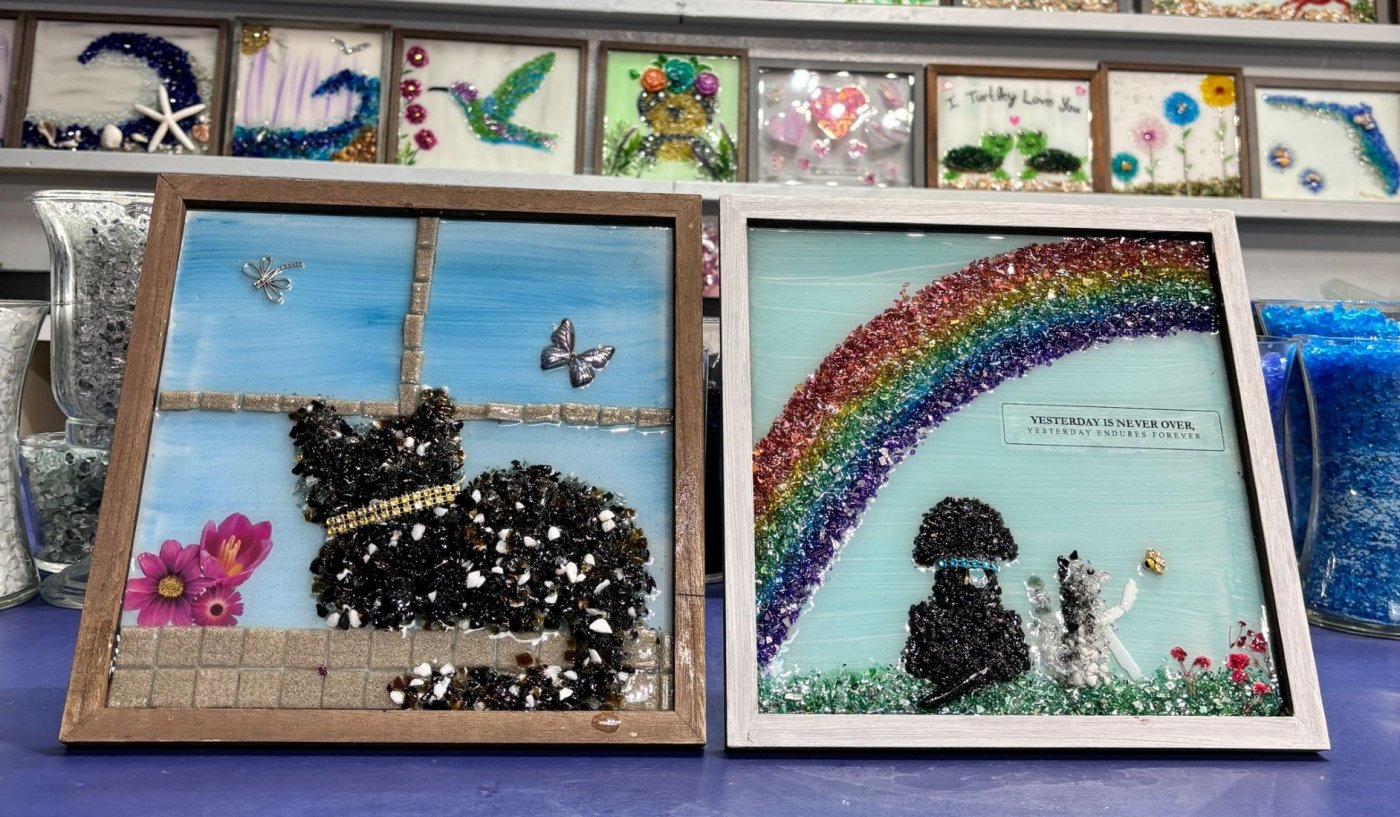 Cuddle & Create: Glass Art with Cats!
