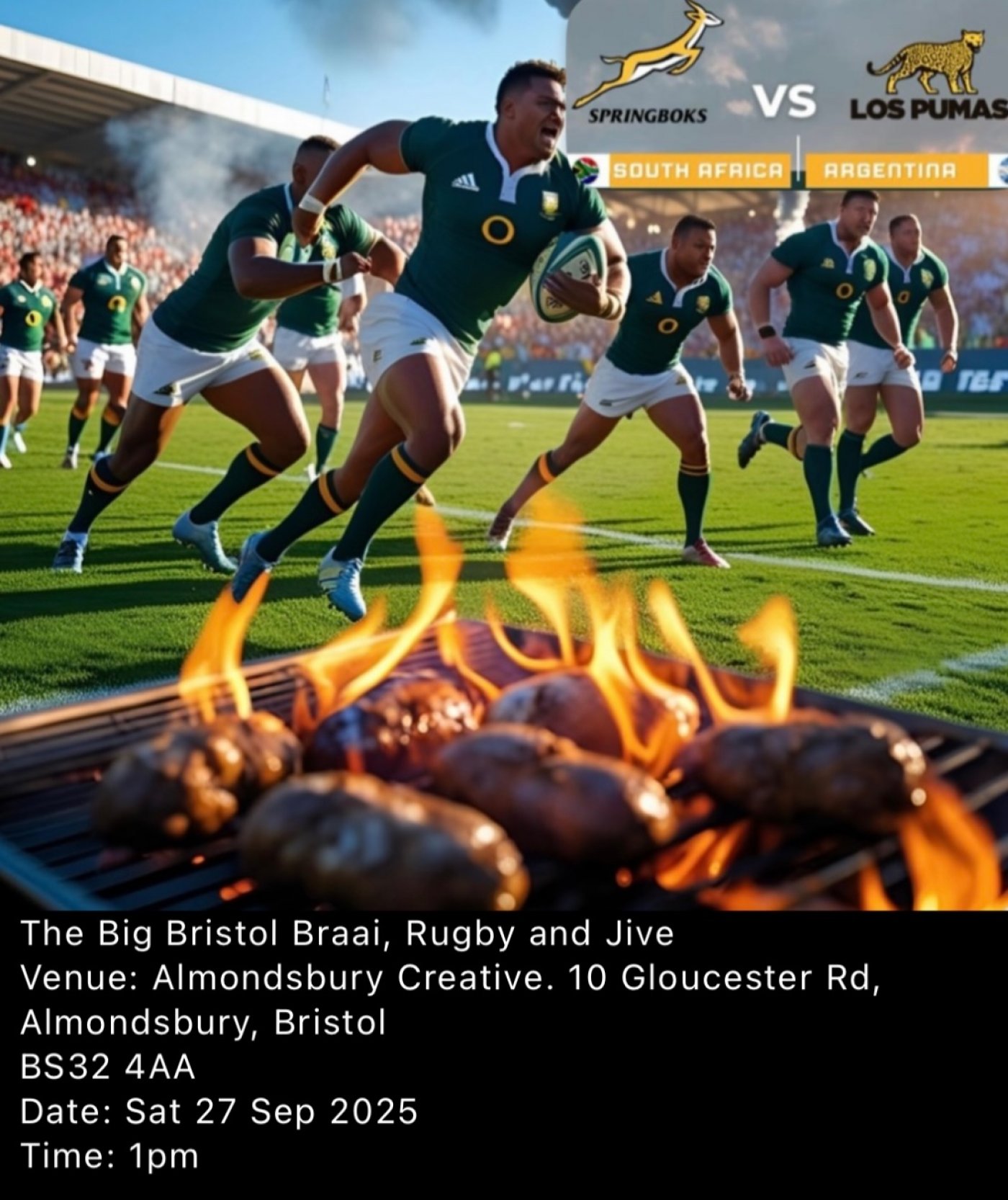The Big Bristol Braai, Rugby and Jive