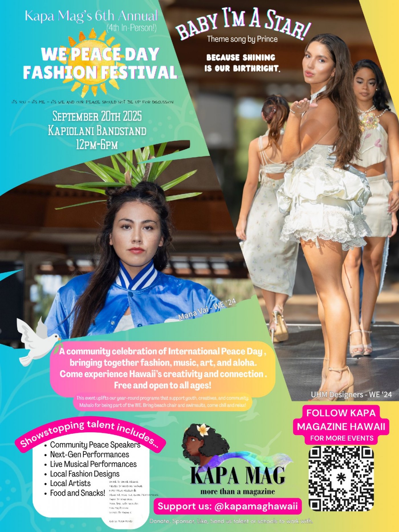 The WE Peace Day Fashion Festival