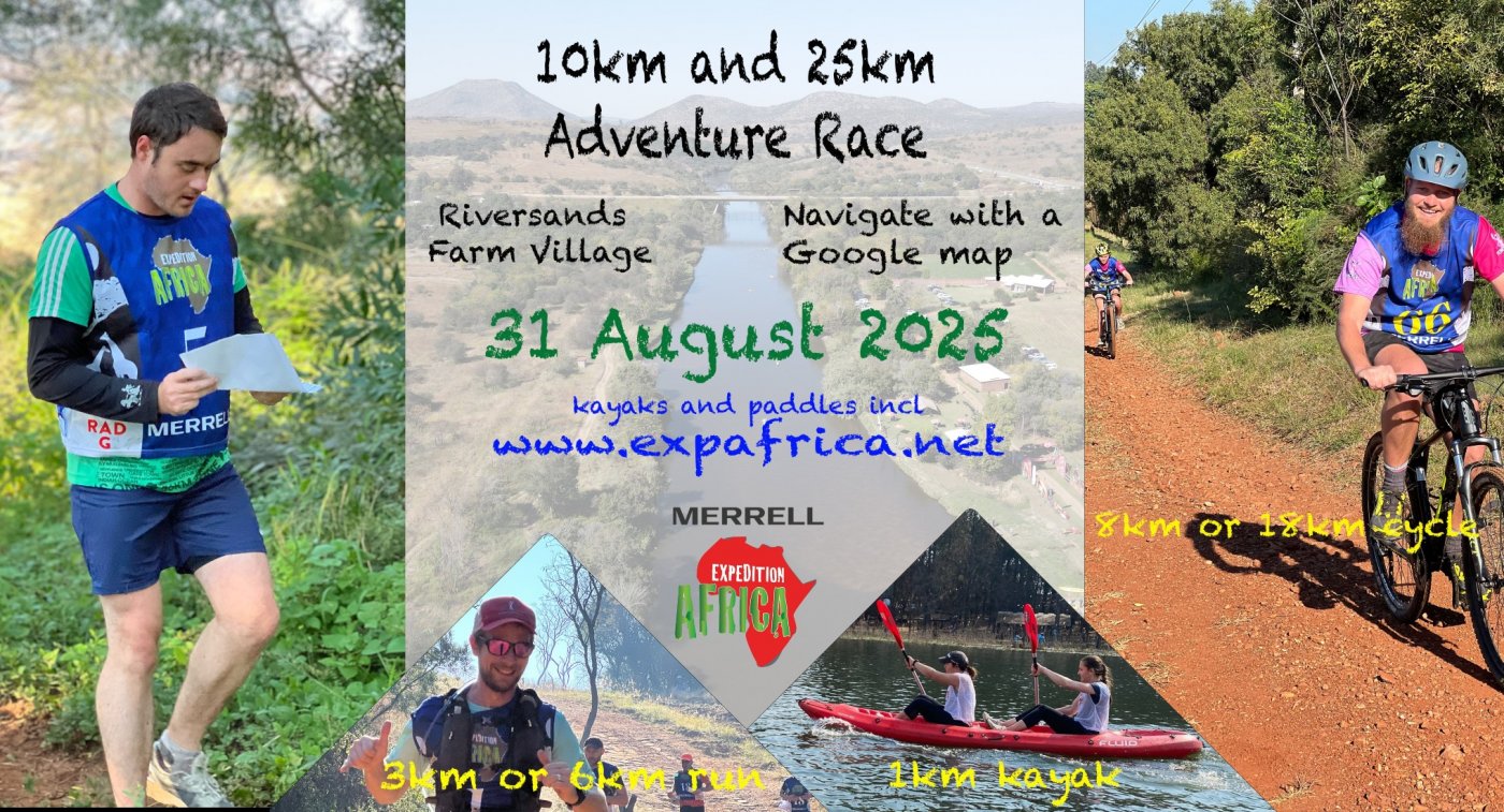 EXP Africa 10km and 25km Adventure Race