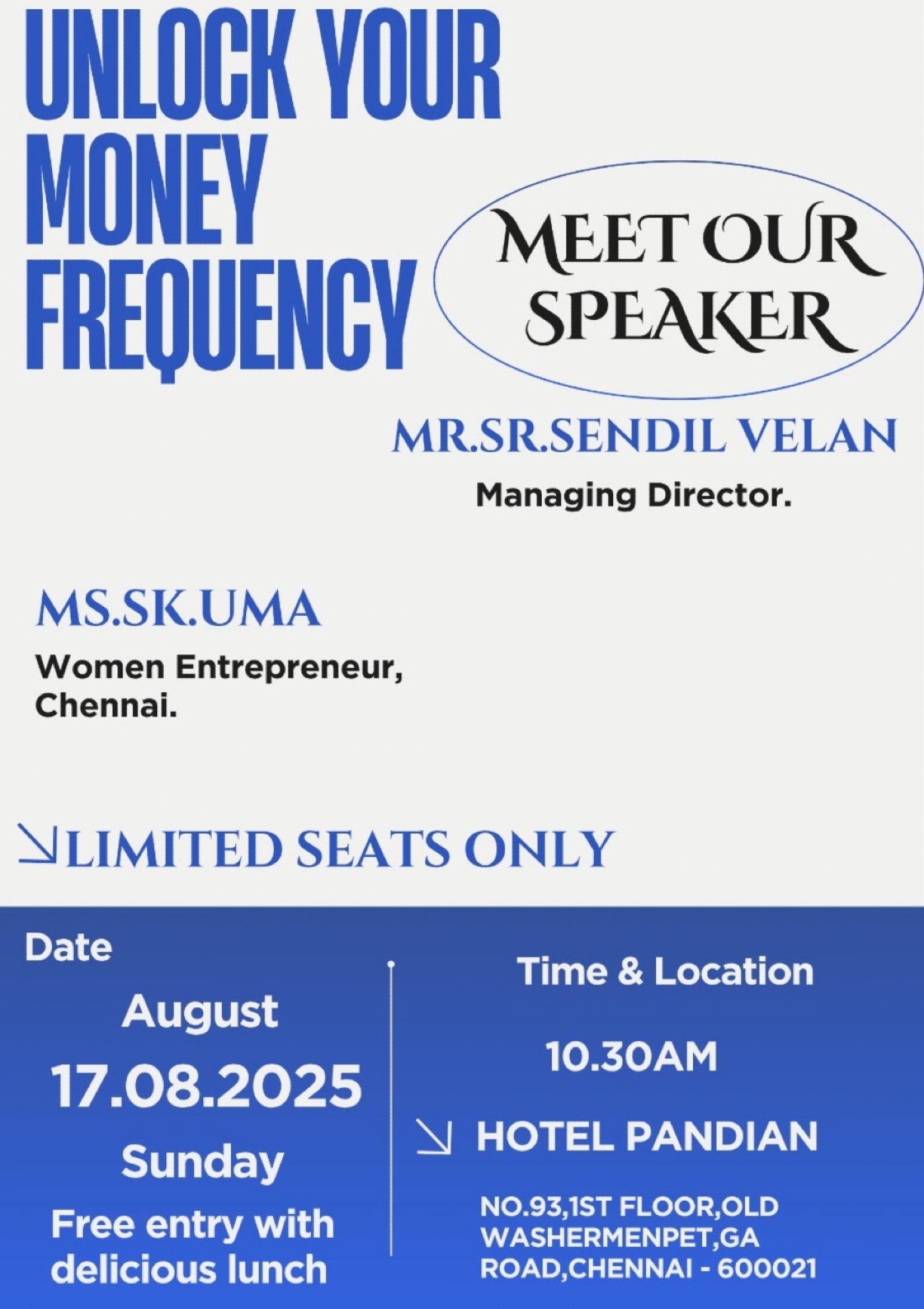UNLOCK YOUR MONEY FREQUENCY