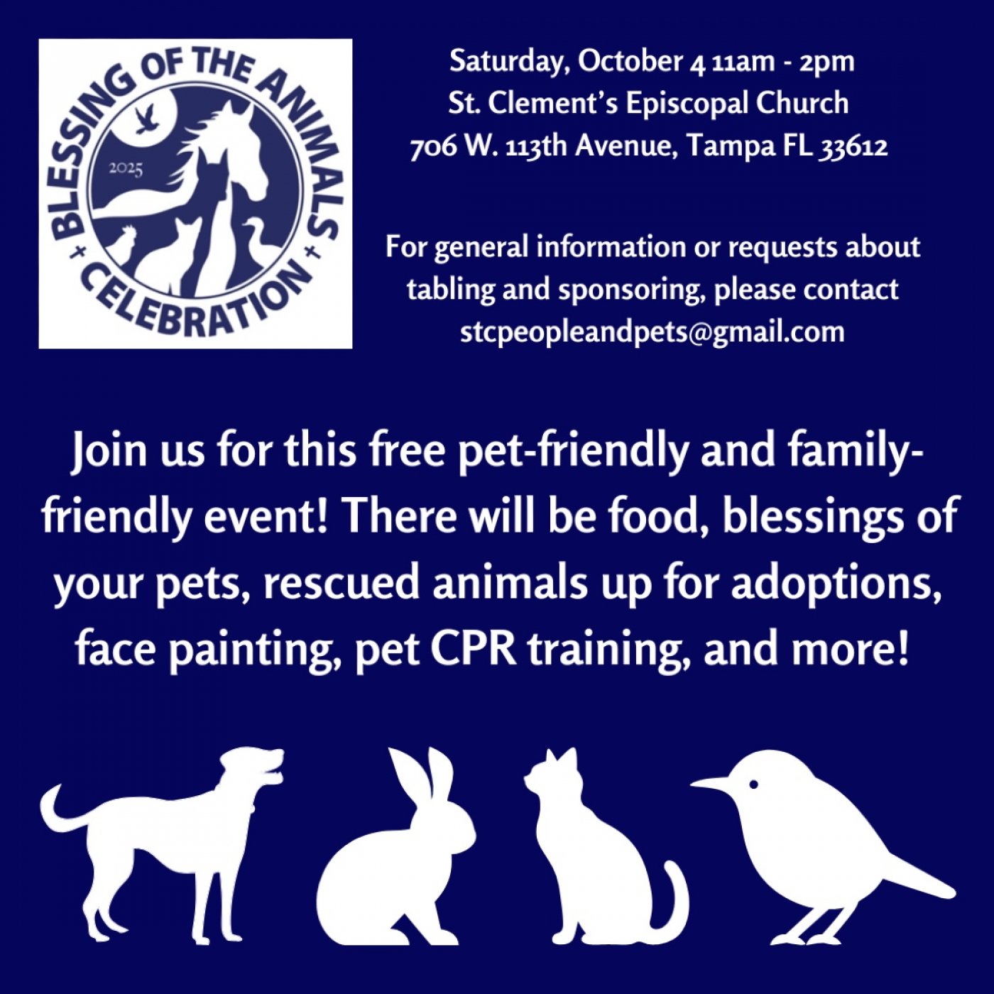 Blessing of the Animals Celebration