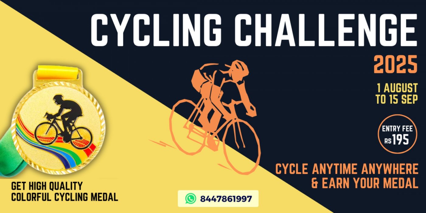 Cycling Challenge 2025 - Get High Quality Cycling Medal