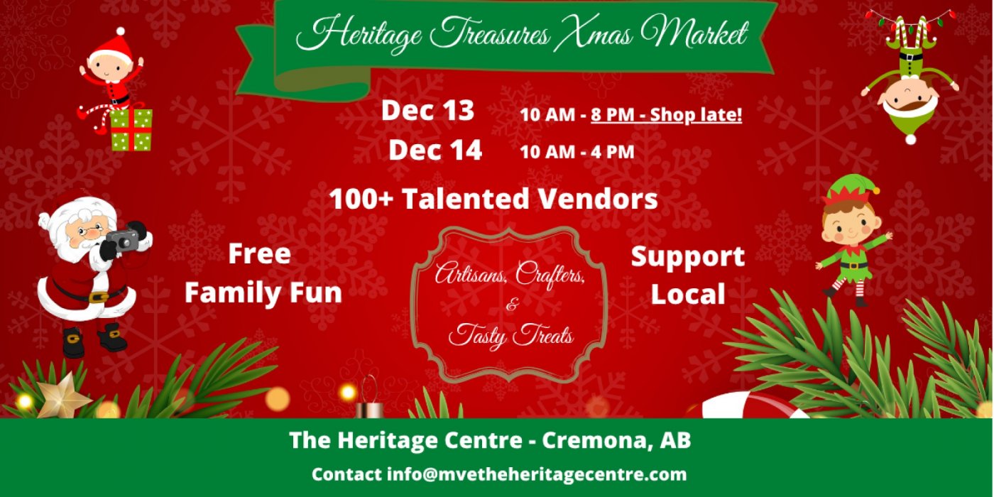 Alberta Craft Market - Heritage Treasures Xmas Market
