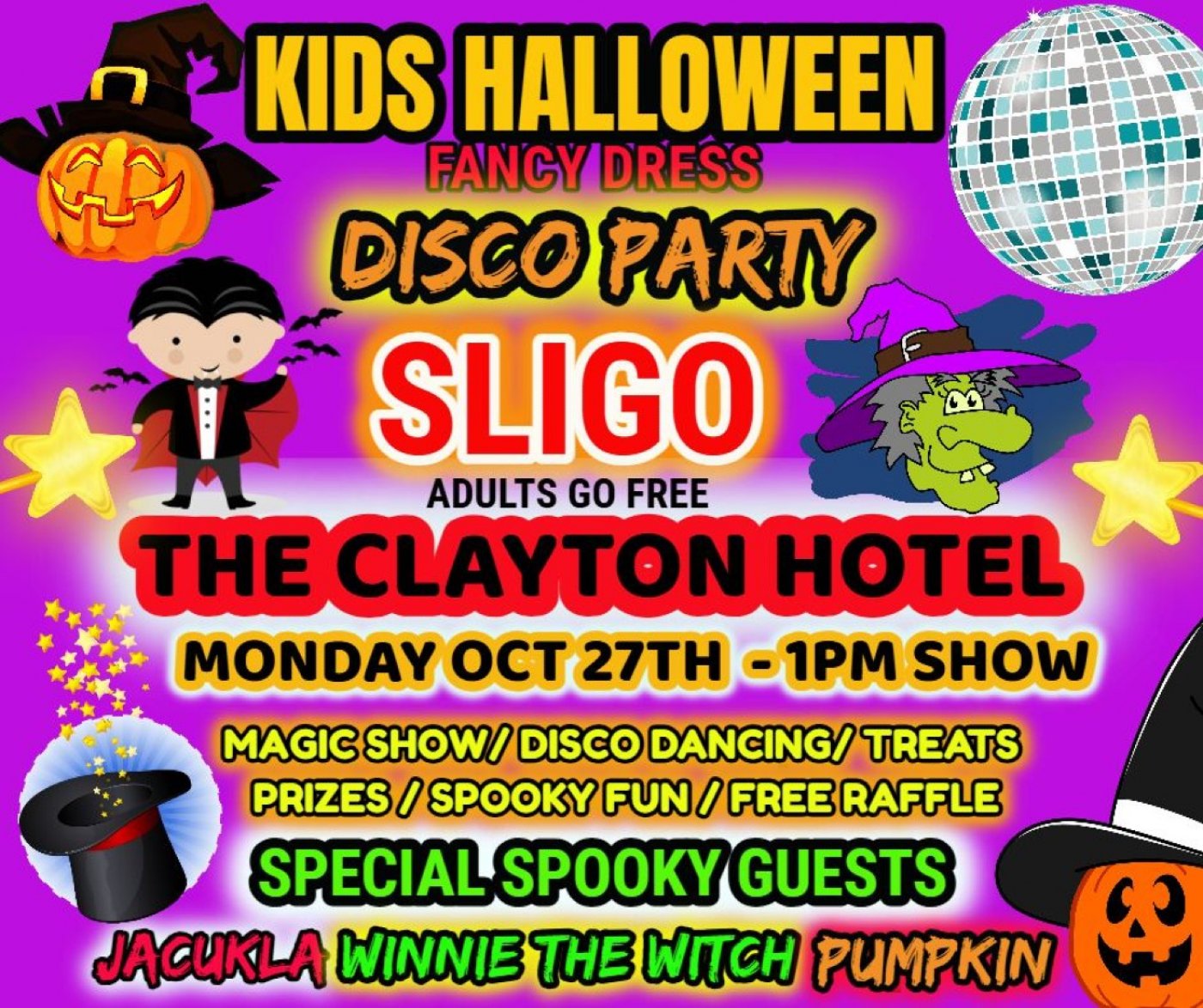 Kids Halloween Disco Party SLIGO