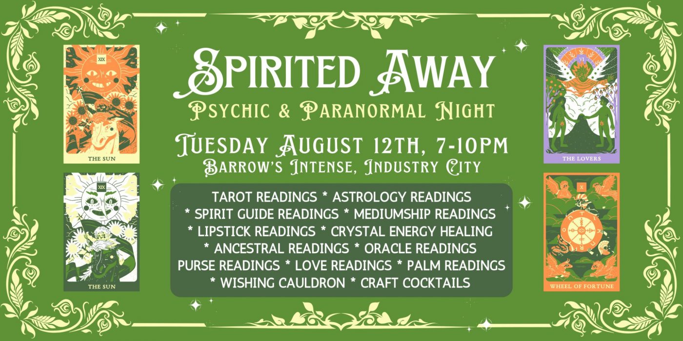 Spirited Away Psychic & Paranormal Night!