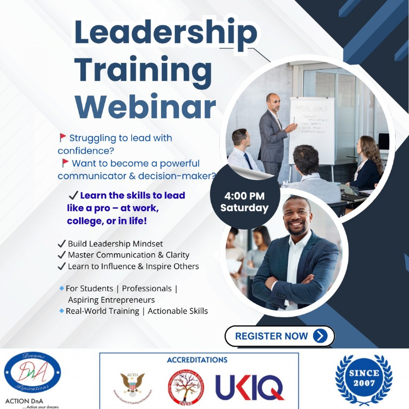 Leadership Training in Perungalathur & Vandalur