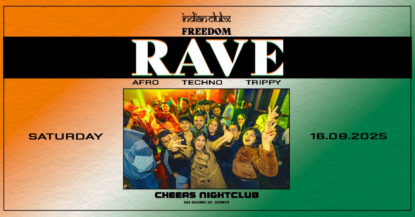 'FREEDOM RAVE' - at Cheers Nightclub Sydney